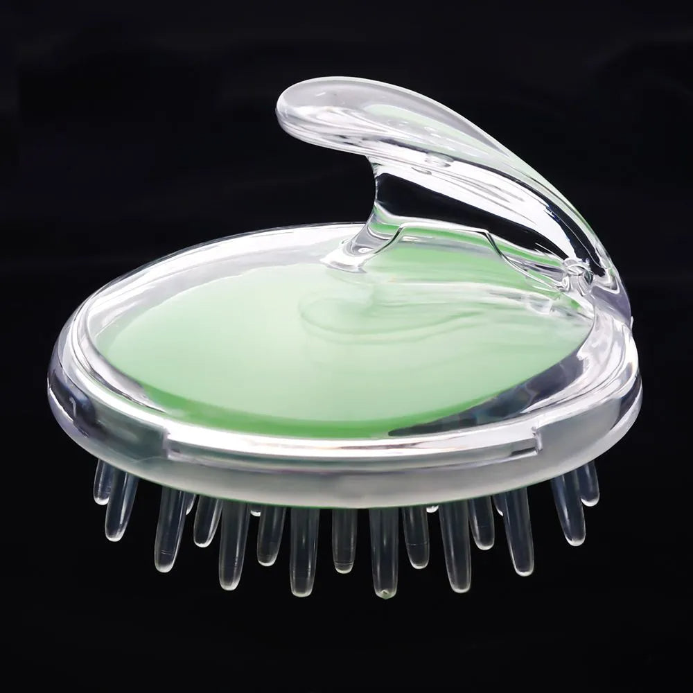 Silicone Head and Body Massager: Versatile Scalp Massage Brush, Hair Washing Comb, and Body Shower Brush for Bath, Spa, and Slimming Massage