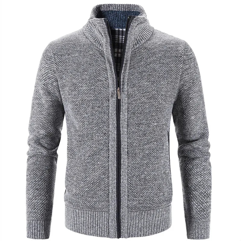 Men's Fashion Slim Fit Cardigan: New Spring and Autumn Knitted Sweater