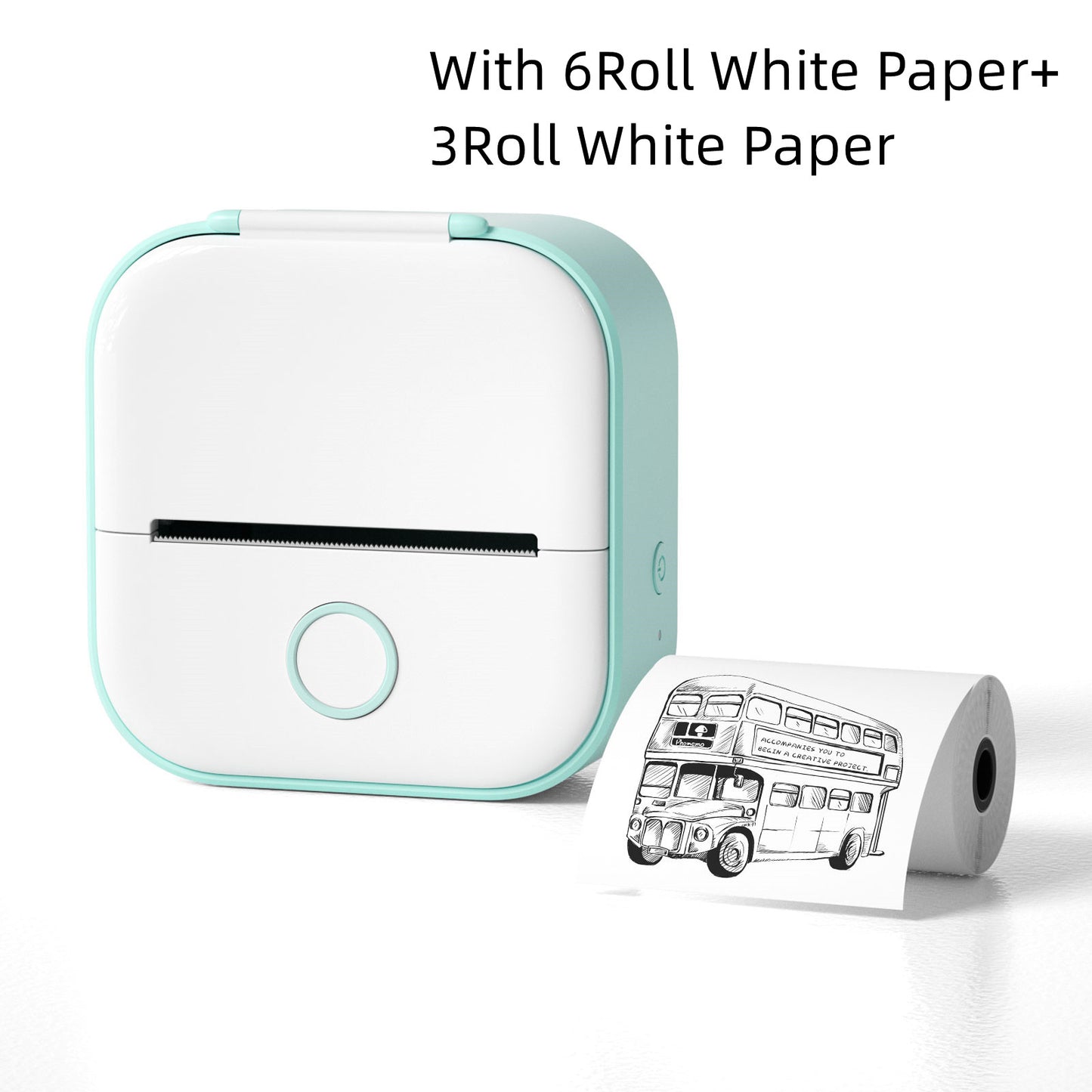 Mini Pocket Small Portable Bluetooth Cell Phone Label Thermal Printer