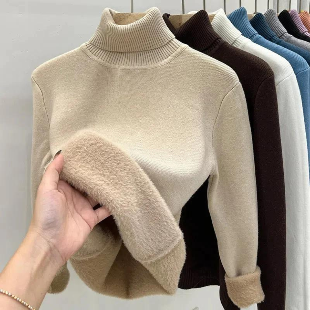 Women's Turtleneck Pullover – CozyLyfe