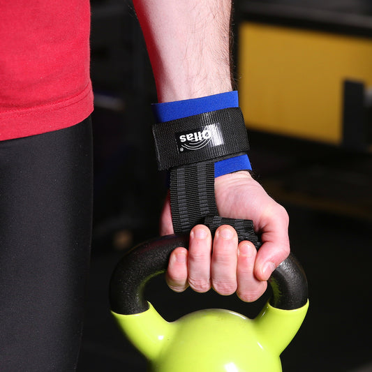 Striped Wrist Protectors for Gym Grip Assistance