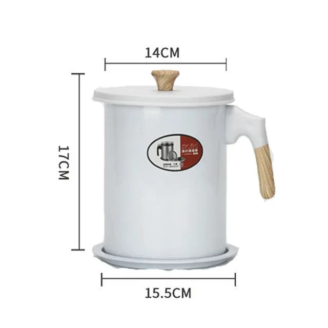 Container for Filtering Cooking Oil and Storing Bacon Grease
