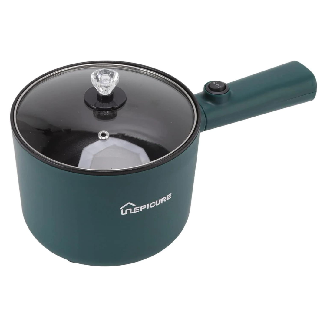 Portable Electric Hot Pot Cooker with 1.8 L Capacity - Ideal for Dorms, Offices, and On-the-Go Cooking
